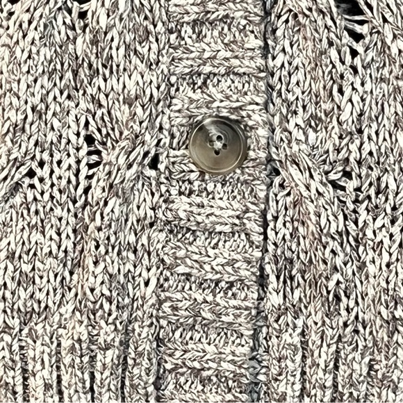 Vince Gray Cable Knit Cardigan - Picture 6 of 13